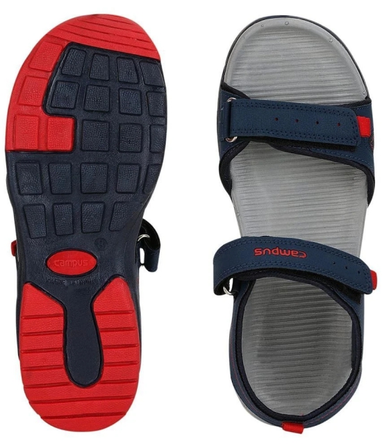 Campus - NavyBlue Mens Sandals - None