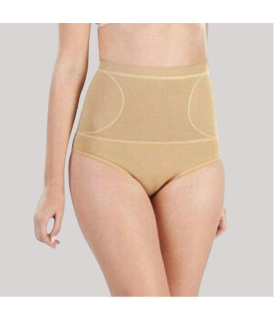 SELETA - Beige Cotton Womens Tummy Tucker ( Pack of 1 ) - None