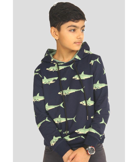 Ariel - Navy Blue Cotton Boys Sweatshirt ( Pack of 1 ) - None