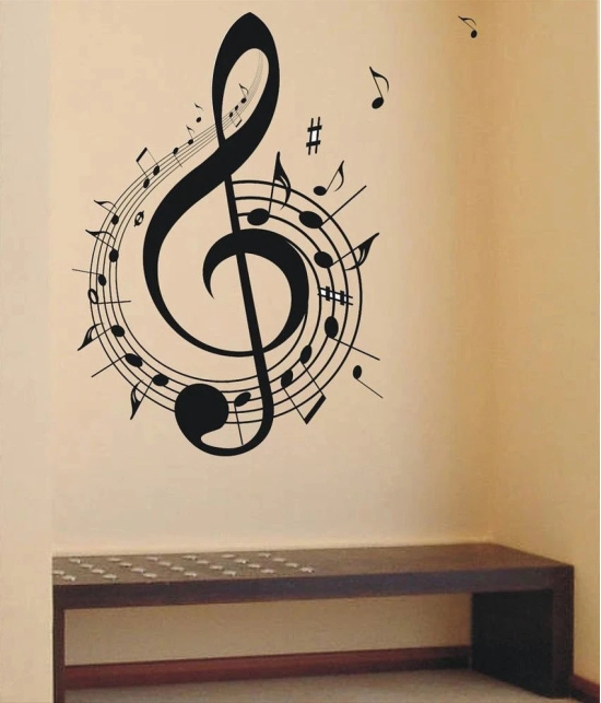 Decor Villa Black Pvc Wall Stickers