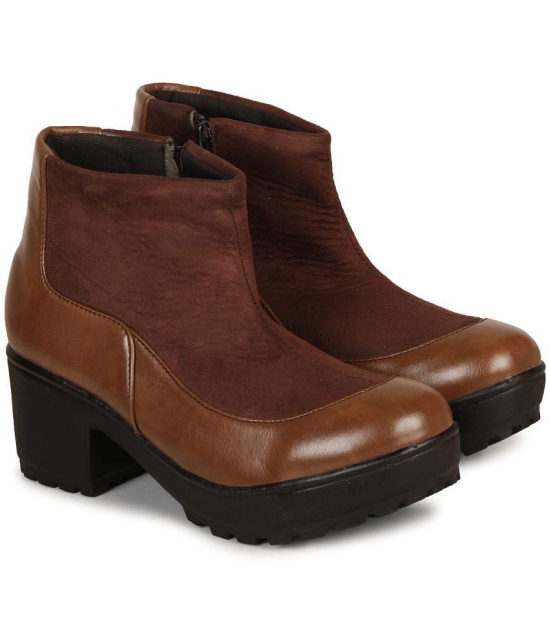 Commander - Brown Women''s Ankle Length Boots - None