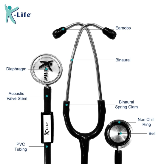 K-life ST-102 Professional Single head Chest Piece for medical students nurses doctors Acoustic Stethoscope