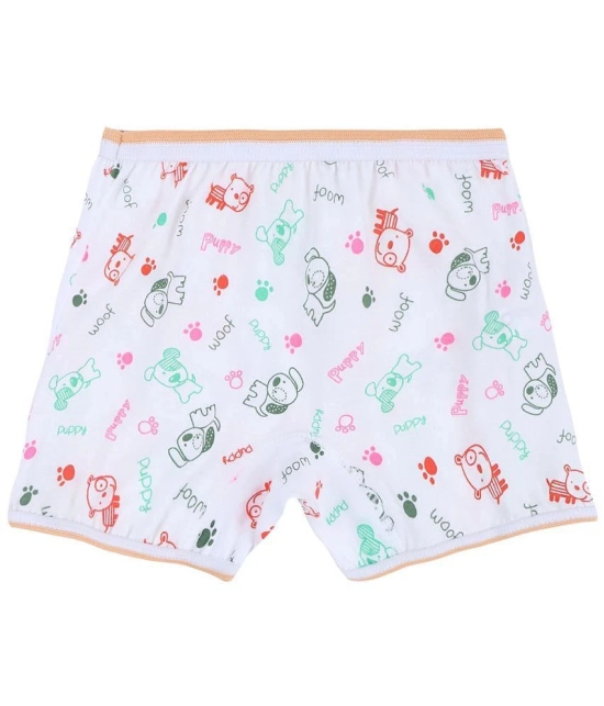 DYCA Pack of 6 Cotton Girls Bloomers ( White ) - None