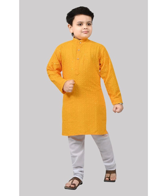 Arshia Fashions - Yellow Cotton Blend Boys ( Pack of 1 ) - None