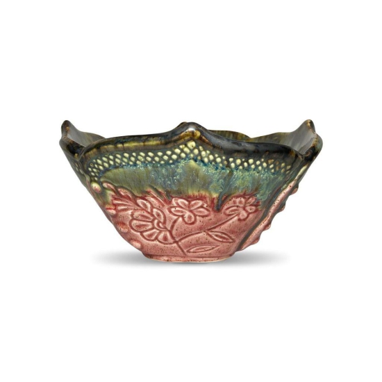 Ceramic Dining Studio Collection Colorful Floral Vintage Ceramic 650ML Serving Bowl