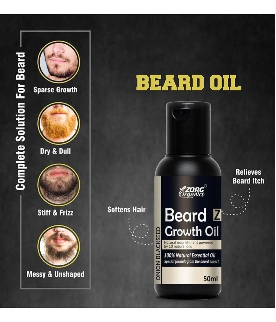 Zorg Organics Promotes Beard Growth Beard Oil ( Pack of 3 )