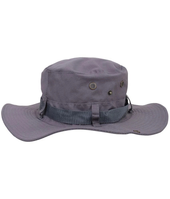 Zacharias Grey Cotton Mens Hat ( Pack of 1 ) - Grey