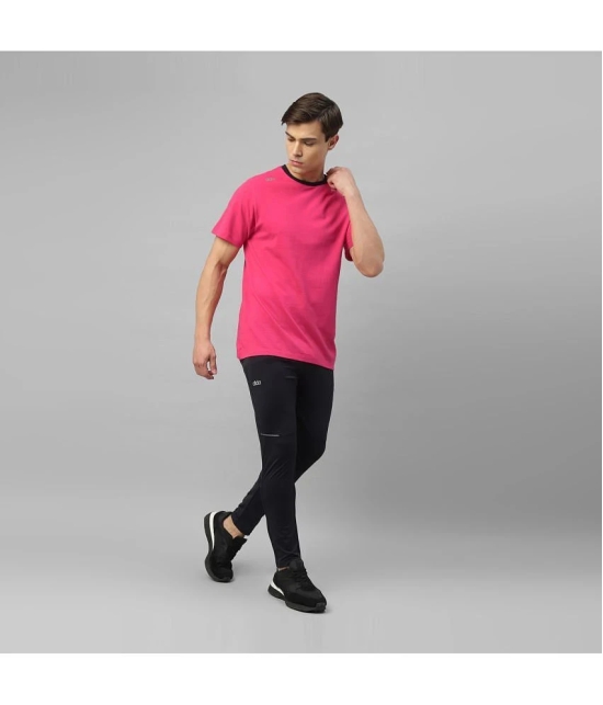 Dida Sportswear Pink Polyester Regular Fit Mens Sports T-Shirt ( Pack of 1 ) - None