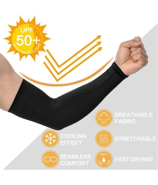 NAMRA - Multicolor Solid Riding Sleeves ( Single Set ) - Freesize