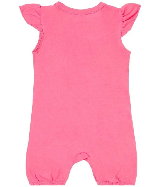 Bodycare Pink Cotton Blend Rompers For Baby Girl ( Pack of 1 ) - None