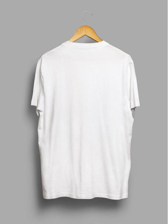Half Sleeve Round Neck Cotton Plain Regular Fit T-Shirt for Men by Ghumakkad