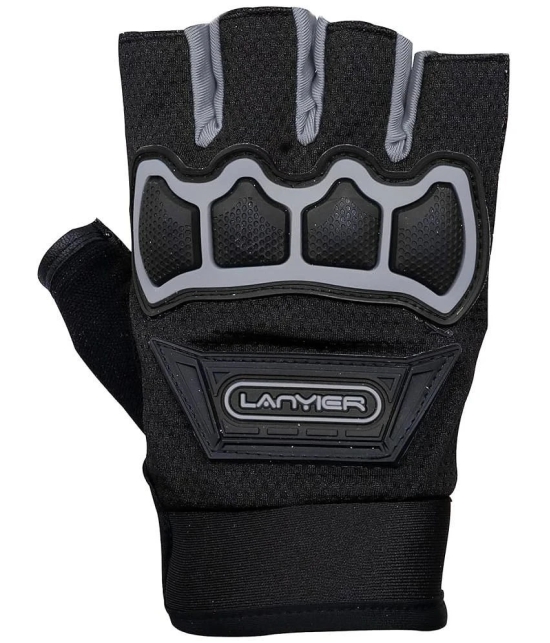 ZAYSOO Gray Nylon Mens Biker Gloves ( Pack of 1 ) - Gray