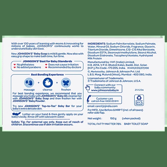 JohnsonS Baby Baby Soap, 150 Gm