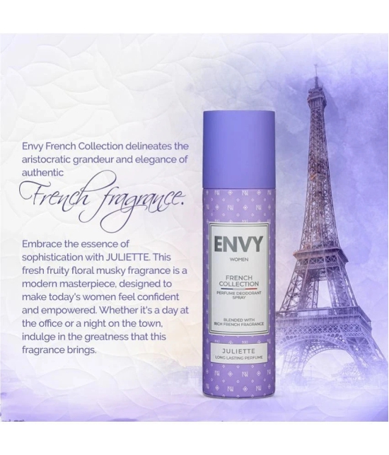 Envy Juliette French Collection Deodorant Spray for Women 120 ml ( Pack of 1 )