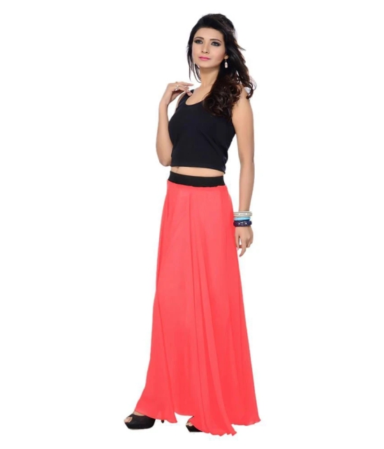 Sttoffa Georgette A-Line Skirt - Red - 38