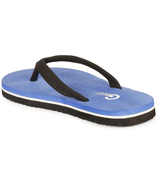 GBest - Blue Women''s Thong Flip Flop - None