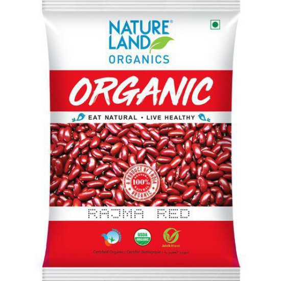 Natureland Organics Rajma Red, 1 Kg