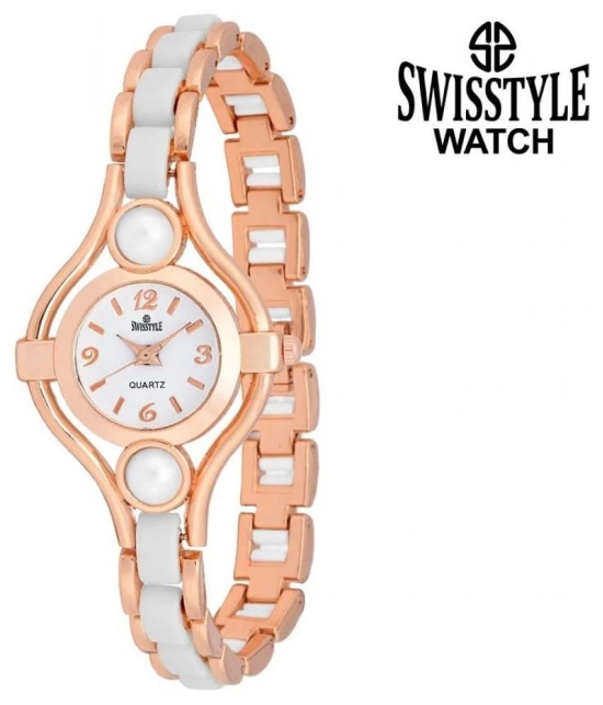 Swisstyle Stainless Steel Round Womens Watch