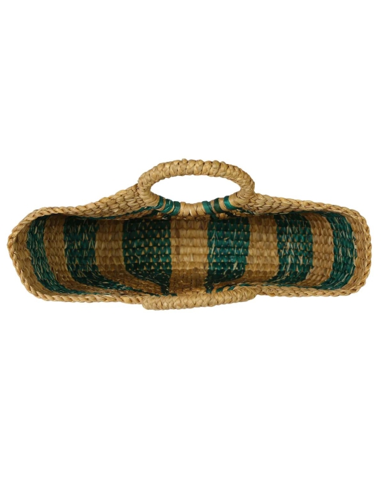 Assamese Hand Weaving Turtle Bamboo Bag-L 15.5