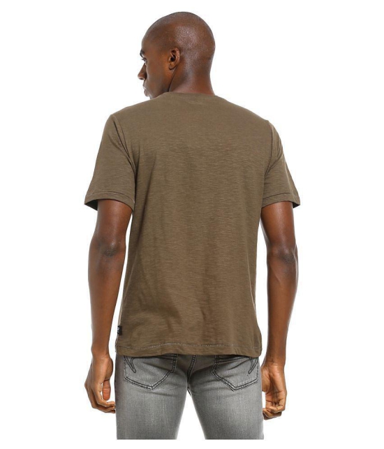 Colt Cotton Brown Solids T-Shirt Single Pack - None