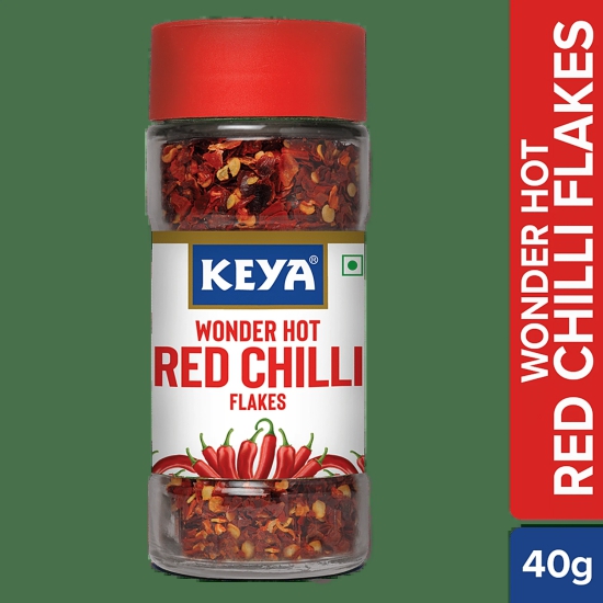 Keya Chilli Flakes, 40 gms