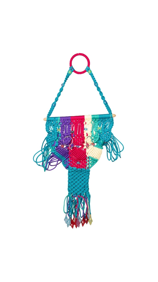 Macrame Boho Home Wall Hanging