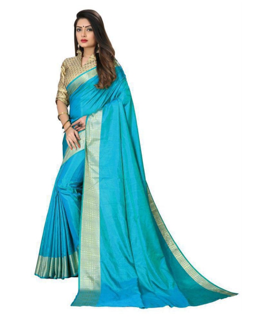 offline selection Green Art Silk Saree