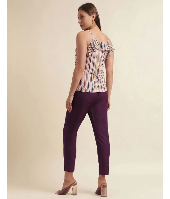 Selvia Multicolor Striped Pant Top Set - None