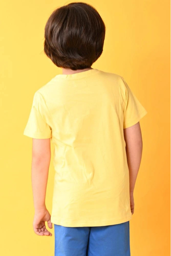 GOAL SHORT SLEEVES - T-SHIRT - YELLOW-6-12 MONTHS / 1N / YELLOW