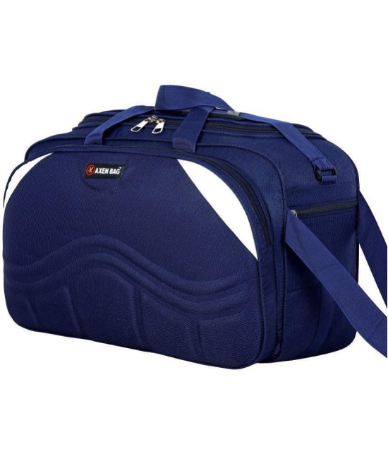 AXEN BAGS - Blue Polyester Duffle Trolley - Onesize