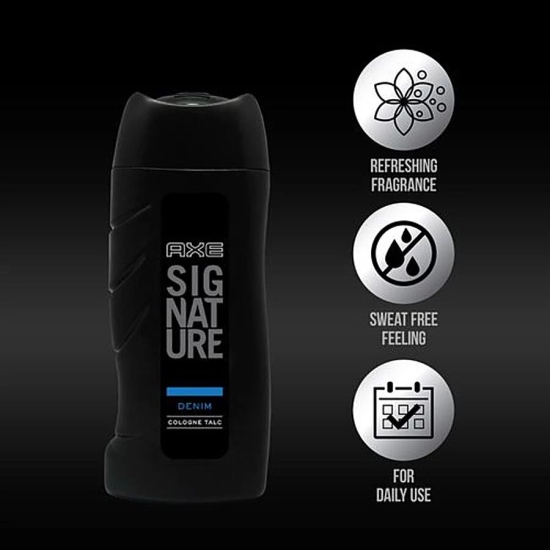 Axe Signature Denim Cologne Talc, 100 G