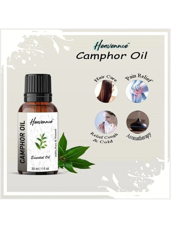 Heavennce Camphor Aromatherapy Essential Oil Aromatic With Dropper 30 mL ( Pack of 1 )