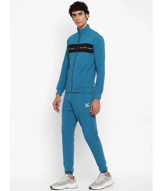 YUUKI - Sky Blue Polyester Regular Fit Colorblock Mens Sports Tracksuit ( Pack of 1 ) - None