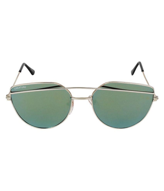 Creature - Sea Green Pilot Sunglasses ( 109 ) - Medium