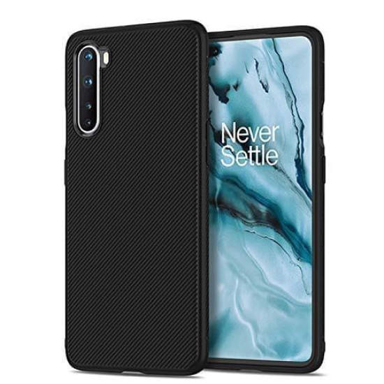 OnePlus Nord Back Cover Case Anti Skid Texture - Black