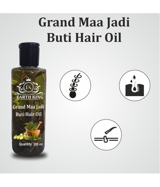 EARTH KING Grand Maa Jadi Buti Hair Oil Hair Growth & Hair Care, 200 ml (Pack of 1)