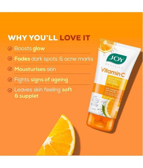 Joy Revivify Skin Brightening Vitamin C Face Wash (150ml X 2)