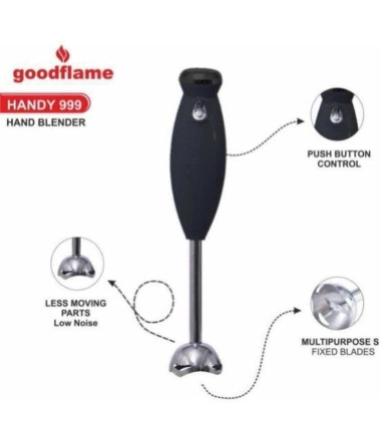 GOODFLAME Black Hand Blender-999 250 Hand Blender Without Chopper