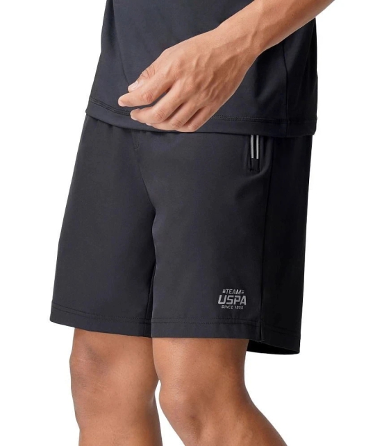 U.S. Polo Assn. Black Polyester Mens Shorts ( Pack of 1 ) - None