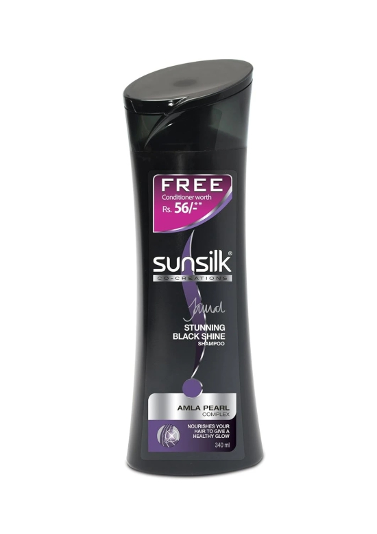 Sunsilk Stunning Black Shine Shampoo 340Ml