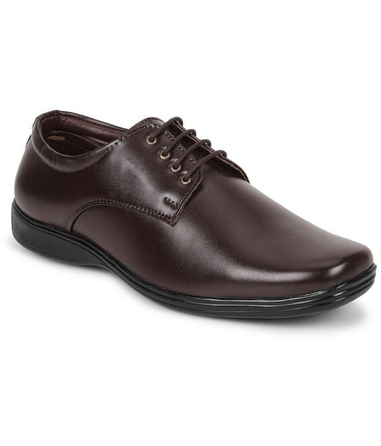 UrbanMark - Brown Mens Derby Formal Shoes - None