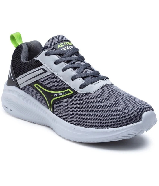 Action Sports Shoes For Men Green Mens Sports Running Shoes - None