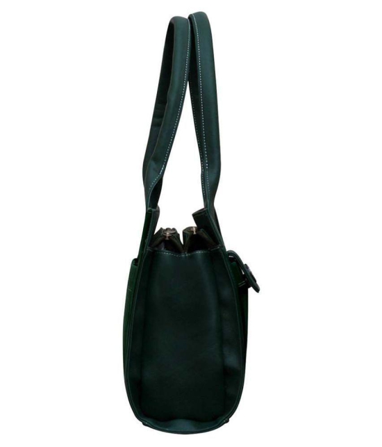 Fostelo -   Green PU Shoulder Bag - Green