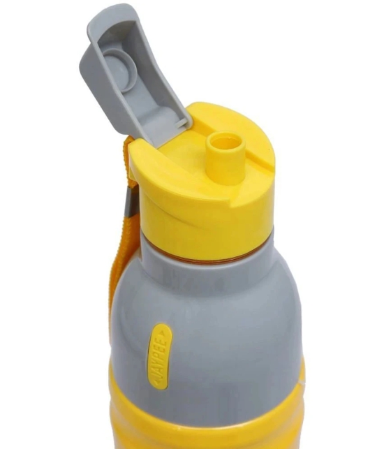 Jaypee Yellow Polypropylene School Water Bottle 650 mL ( Set of 1 ) - Yellow