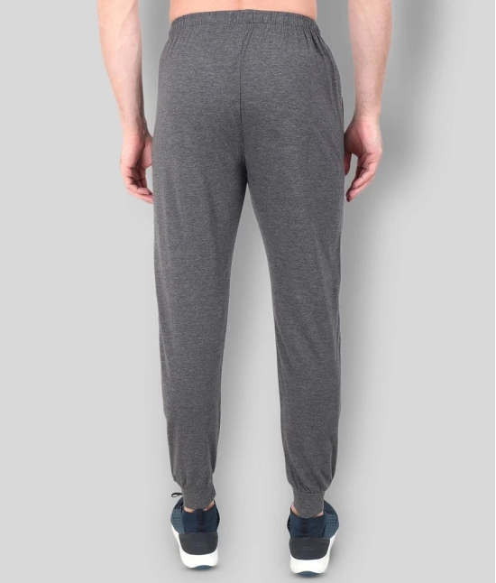 Zeffit - Grey Cotton Blend Mens Joggers ( Pack of 1 ) - 2XL