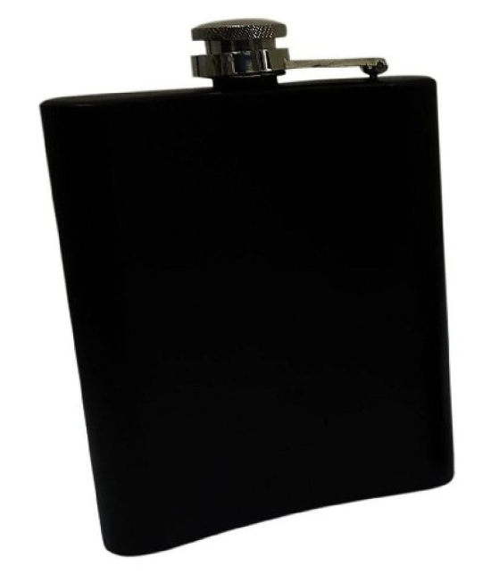 Dynore Steel Hip Flask - Black