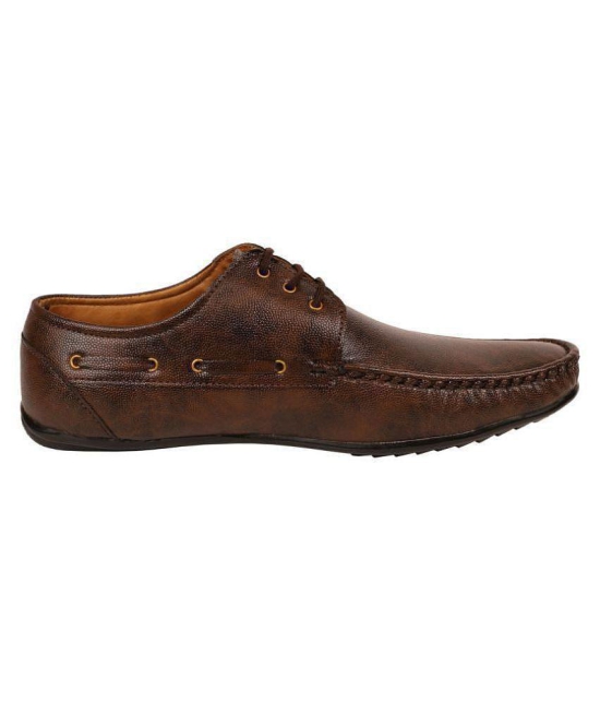 SHOES KINGDOM Lifestyle Brown Casual Shoes - 9