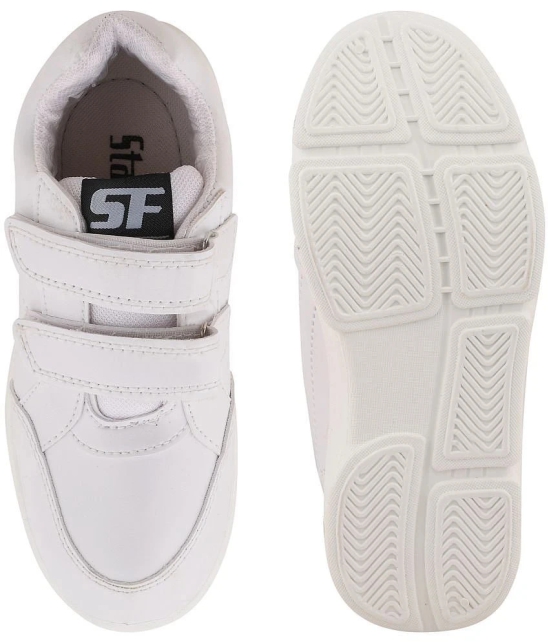 Stanfield - White Boys School Shoes ( 1 Pair ) - None