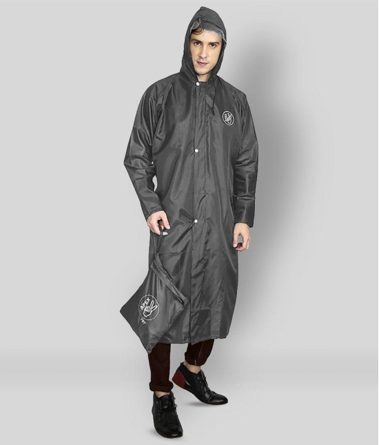 Goodluck Grey Rain Coat - XL