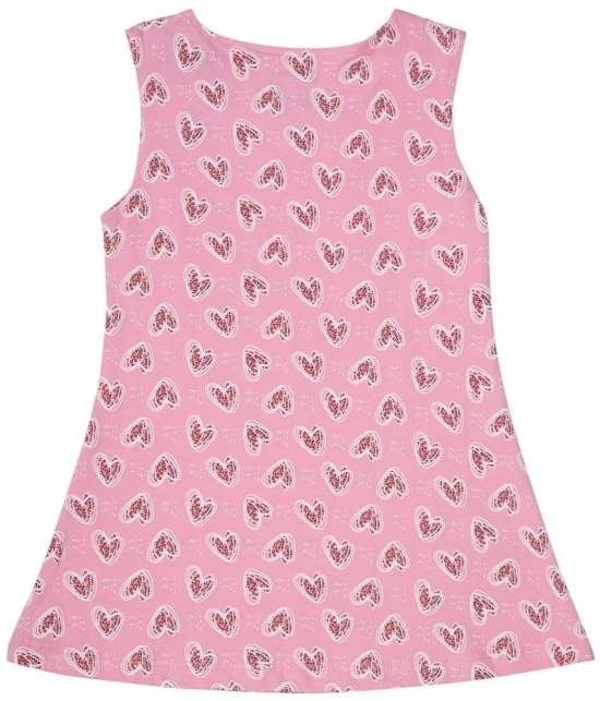 Bodycare Pink Cotton Girls A-line Dress ( Pack of 1 ) - None